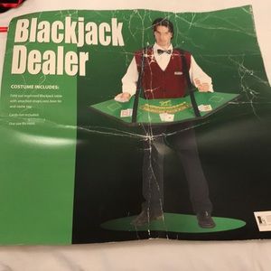 Blackjack dealer men’s Halloween costume